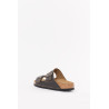 BIRKENSTOCK FADED KHAKI ARIZONA REGULAR SOFT FOOTBED OILED LEATHER SANDALS